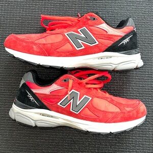 New Balance Red Suede 990v3 Made in the USA Size 11.5